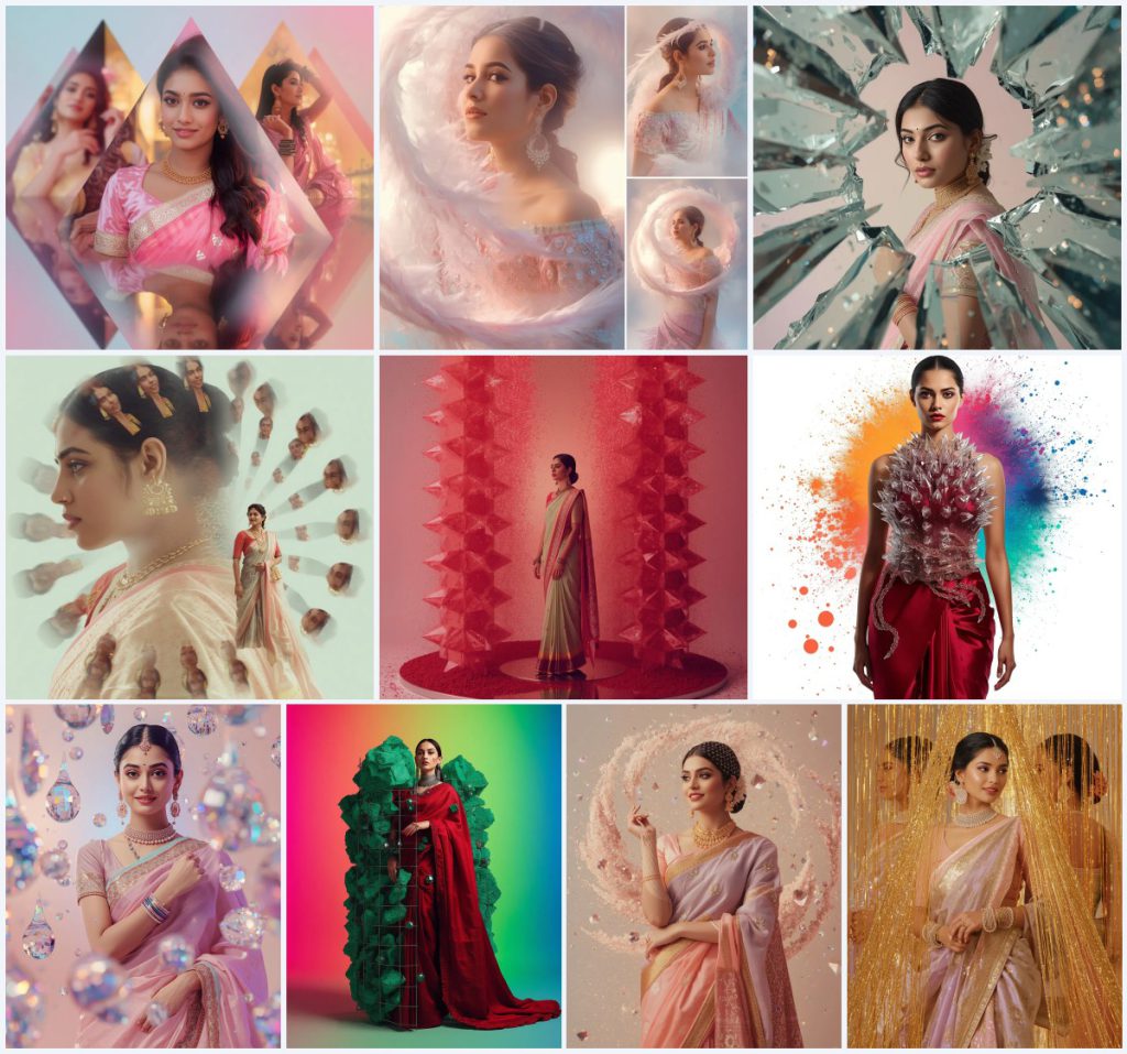 Best 10 Traditional Saree Prompt for Cultural Elegance | best prompt for ai image generator free
