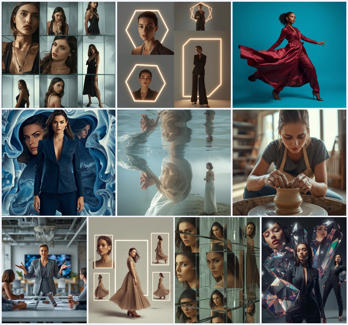 New 10 AI Prompts for Playful Women with Confetti in Celebratory Party Photography | Prompt for Gemini AI girl style trending Indian
