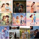 New 10 Bookstore Couple AI Prompts for Cozy Cafe Corners with Books and Coffee